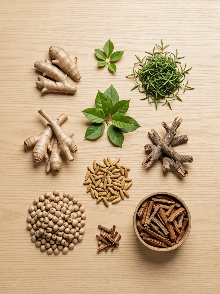 Bahan semulajadi segar